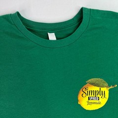 Simply Spiked Lemonade Graphic Tee Green L Bella Canvas Casual Beer