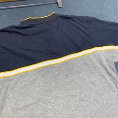 Unionbay T Shirt Mens XL Navy Gray Colorblock Short Sleeve Crew Neck Casual Wear