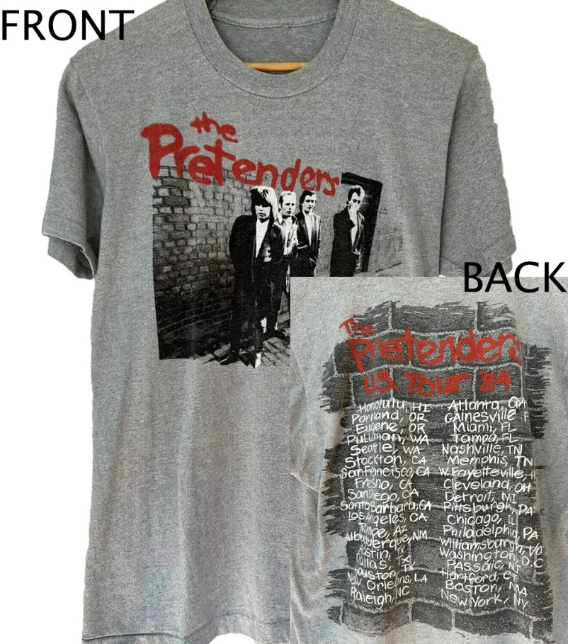 The Pretenders T-Shirt US Tour Unisex T-Shirt All Size S-5XL BS601