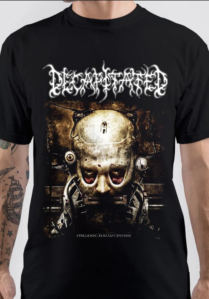 NEW Decapitated T-Shirt Short Sleeve Black All Size Unisex Gift Fan OM725