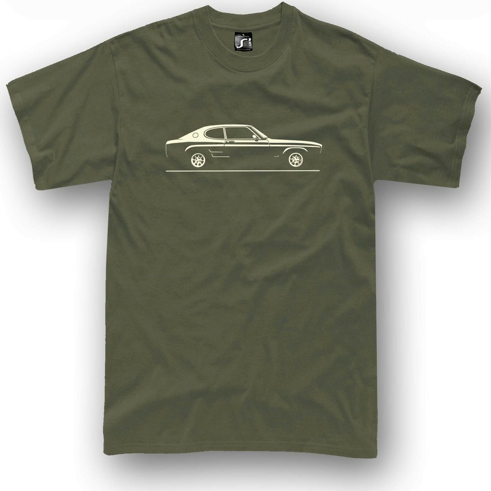 T-shirt designed for Classic Ford Capri Mk1 fans available tshirt