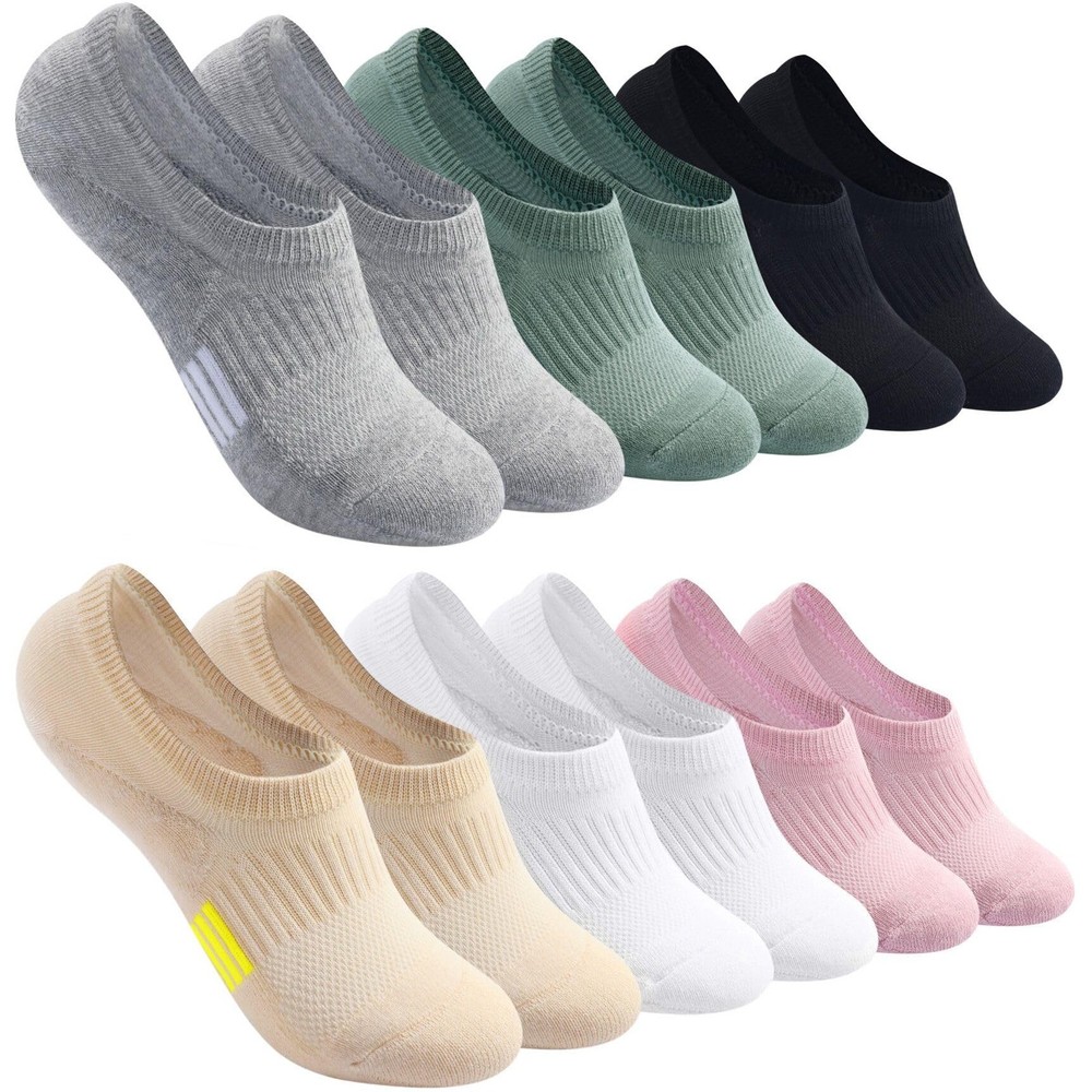 Toes Home No Show Socks Womens Cushioned Low Cut Athletic Hidden Liner Socks …