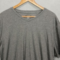 Alfani Fitness T Shirt Mens Large Gray Stretch Performance Short Sleeve Casual