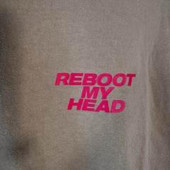 Rodeo Crowns Reboot My Head Graphic T Shirt Japanese Streetwear Harajuku Style