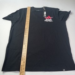 Adidas Men’s Regular-Fit Football Logo Graphic T-Shirt Black Size XL JD8216