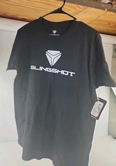 Polaris Slingshot Mens Black Solid Graphic T-Shirt Size M.