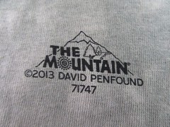 THE MOUNTAIN 3D Scary SKULL Face Gray Tie Dye SS 100% Cotton T Shirt Sz L (NWOT)