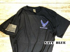 Air Force Military T-shirt chest decal USAF VIII 188G