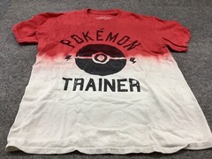 Pokemon Shirt Mens Small Red Trainer Tye die Poke Ball T