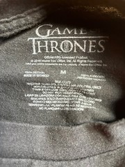Game of Thrones 2019 Graphic Short Sleeve T-Shirt Adult Sz Medium Black