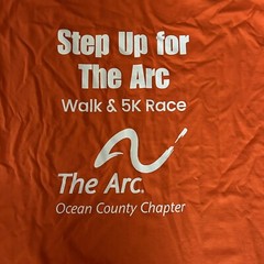 ARC Step Up for the Walk Charity Fundraising Event Orange 2024 T-Shirt S Small