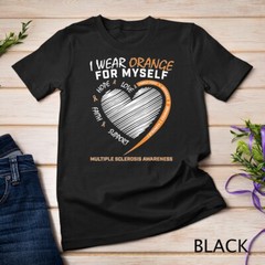 Orange Multiple Sclerosis Apparel Women Men MS Awareness Unisex T-shirt
