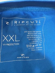 Rip Curl Hawaii XXL Blue Surf Shirt UPF 30 EUC