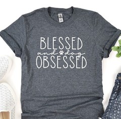 Blessed And Dog Obsessed Shirt, Dog Lover T-Shirt, Animal Lover Hoodie Shirt