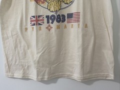 Def Leppard Pyromania USA Tour 1983 Men’s Medium Gilden T-Shirt Beige