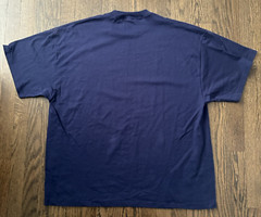 Now and Zen 2XL Dk Blue Shirt Let Me Drop Everything 100% Cotton Preshrunk w Tag