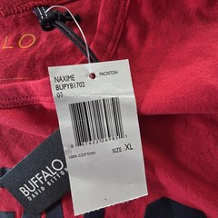 Buffalo by David Bitton Shirts Men’s Size XL Red Short Sleeve Casual NWT