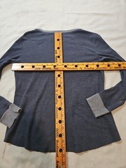 Crane Shirt Mens XL BLUE Thermal Base Layer Waffle Knit Casual Tee Top
