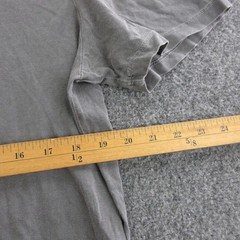 Buck Mason Shirt Mens Large Gray Short Sleeve Crewneck Tee Made USA Casual Top