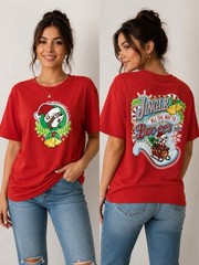 NEW Buc-ee’s T-Shirt XL Jingle All The Way To Christmas 2025 Bucees