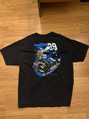 Men’s L Black Kevin Harvick 29 Racing Graphic Print Crew Neck T-Shirt