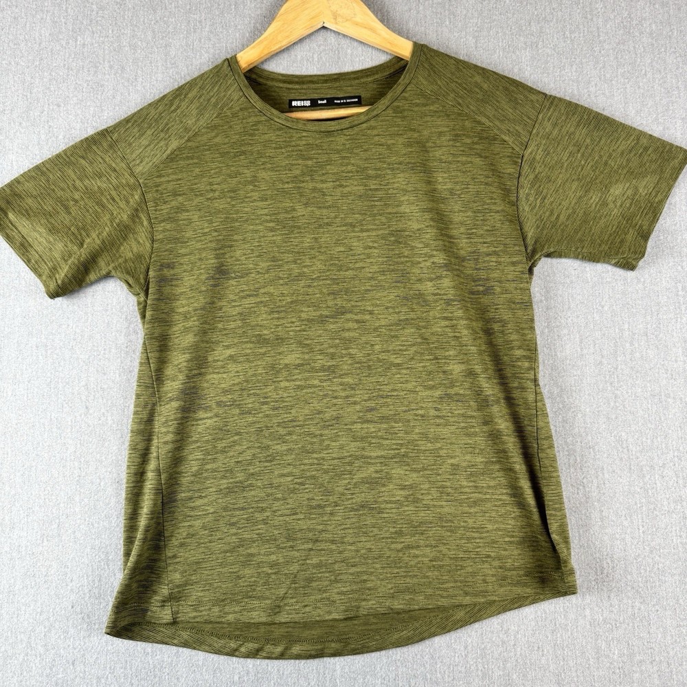 REI Co-op Active Pursuits T-Shirt Men’s Small Short Sleeve Outdoor Green