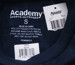 Academy Sports + Outdoors Adult’s Shell Yeah Graphic T-Shirt EH6 Navy Small NWT