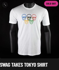 SWAG Golf “Swag Takes Tokyo” Olympics T-shirt XL (2021 Release – Sold Out) New!