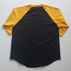 Lucky 13 Apparel Never Die Black & Yellow Raglan Shirt Large Tiger Army SoCal