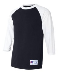 Champion Men’s Adult Raglan Baseball T-Shirt 3/4 sleeves T-137