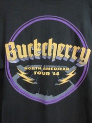 BUCKCHERRY OFFICIAL MERCH N.A. TOUR 2014 BAND CONCERT MUSIC T-SHIRT 2XL / XXL