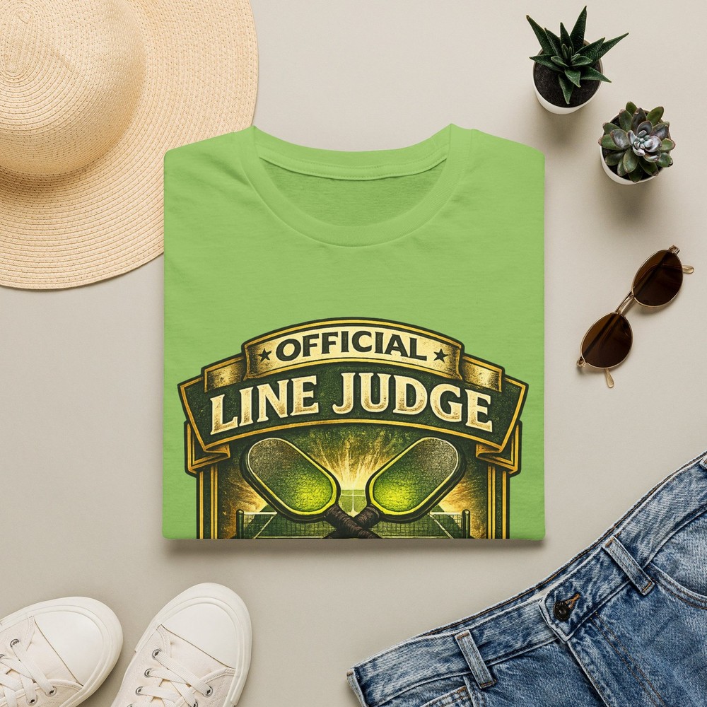 Official Line Judge Graphic T-Shirt | Pickleball Theme Gift