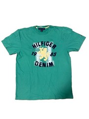 Tommy Hilfiger 1985 Denim Men’s LG Green EUC Gryphon Unique Comfortable Stylish