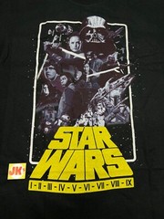 NEW Star Wars Shirt XXL Black Movie Poster Darth Vader Skywalker Disney Parks