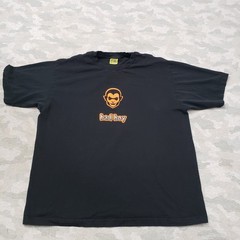Vintage Bad Boy Shirt Mens Large Black Halloweeen Its’s The Thing Short Sleeve