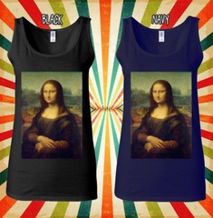 Mona Lisa Leonardo Da Vinci Painting Men Women Vest Tank Top Unisex T Shirt 1713