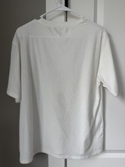 Women’s Cat Print T-Shirt White Short Sleeve Summer Top Sports Activewear Tee