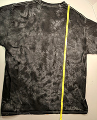Vintage Gorillaz Tie-Dye T-Shirt L Graphic Cartoon Band Print Black Gildan Y2K