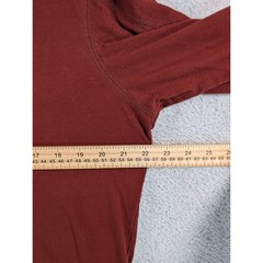 Kuhl Wildfibre Mens Long Sleeve Organic Cotton Shirt Russet Red Large L