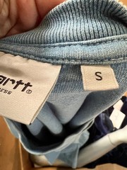 CARHARTT Ingo T Shirt Top Size XS S M L & XL Relaxed Fit Pocket Light Blue NEW