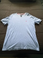 Polo Ralph Lauren Blue Waffle Knit Short Sleeve T-Shirt