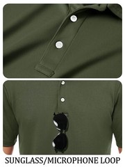 Men’s Casual Polo Shirts Short Sleeve Quick Drying Outdoor Golf Causal Work Tops