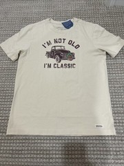 Life Is Good ‘I’m Not Old, I’m Classic’ Holiday Men’s Crusher T-Shirt Medium NWT