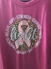 Fight Breast Cancer Shirt, Pink Cancer Ribbon Shirt, Leopard Breast Cancer Tee