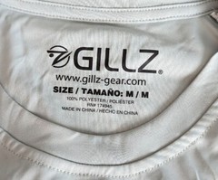 Gillz Men’s LS UV Tournament Series “High Rise Gray” L/S Shirt Size Medium NWT