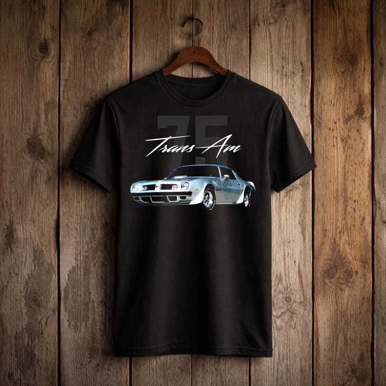1975 Trans Am HO 455CI Muscle Car T-Shirt: Classic Firebird Tee