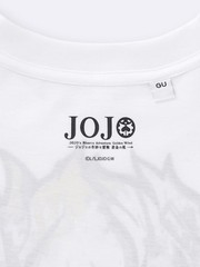 JoJo’s Bizarre Adventure x GU T-Shirts Jump Japan GIORNO GIOBANNA WHITE