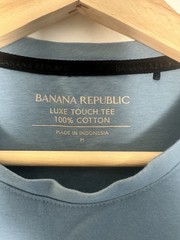 Banana Republic Men’s Luxe Touch Tee Gray, Size Medium