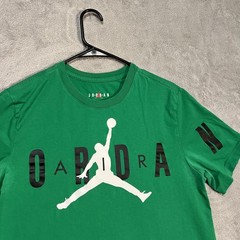 Jordan Shirt Mens Medium Green Jumpman JORDAN Graphic Tee T-Shirt Basketball