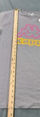 Kappa Logo Ostesso T-Shirt In Gray Men’s Size Small New With Tags